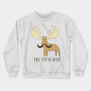 Moosetache Crewneck Sweatshirt